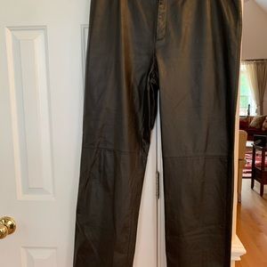 Brown Leather Pants